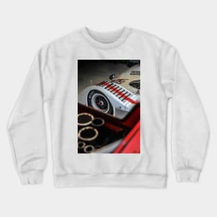 Racing Sportscar Garage Print Crewneck Sweatshirt